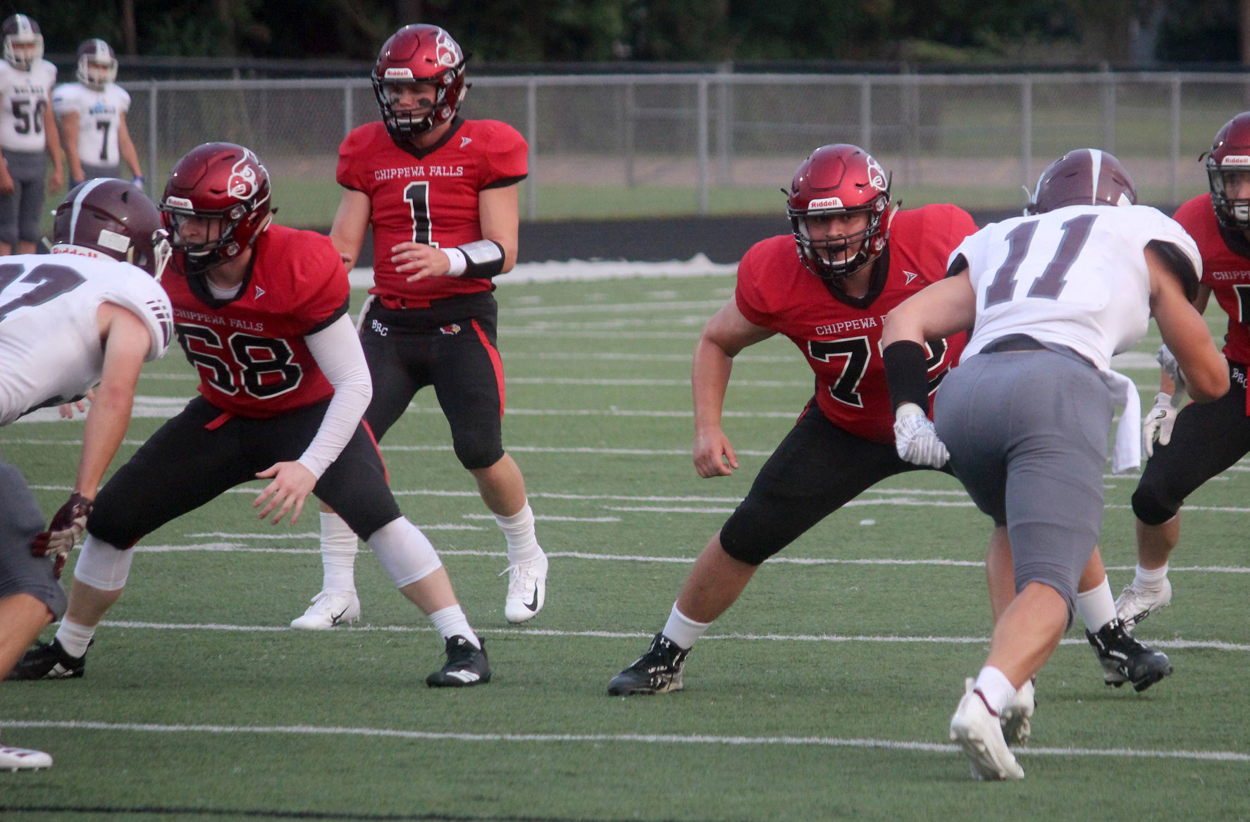 Holmen at Chi-Hi football 8-17-18
